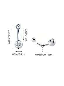 20 件随机肚脐环穿孔多件装肚脐环香蕉杠铃彩色身体肚脐环肚脐杠铃球不锈钢身体穿孔首饰适合女性和情侣