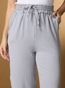 Pantacurt Duna Pants Solid Women - 灰色 - 查看 6