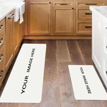 1 pezzo Tappetino da bagno personalizzato con immagine, resistente alle macchie, soffice tappetino da cucina antifatica, tappetino passatoia antiscivolo per casa e lavandino