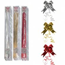 Easy Metallic Bow Gift 51cm Large 50 Units Various Colors - 銀色 - 查看 7