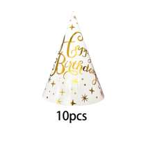 6/10pcs Party Photo Prop Caps, Birthday Party Hats, Party Supplies, Party Decoration, Fun Party, Happy Birthday