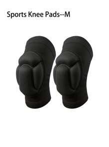 1 Pair Turtle Shell Pattern Sports Knee Pads Black Anti-Collision Knee Protector With 3CM Thickened And High Resilience EVA Sponge Perfect Gift For Men's And Women's Dance, Football, Volleyball, Basketball, Cycling, Running, Roller Skating, Gym Fitness, Anti-Slip And Breathable Protective Gear - màu đen - Xem 11