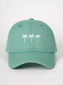 طاقية البيسبول المطبوعة ب- 3 أشجار نخيل للنساء قطعة واحدة، قبعة شمسية قابلة للتعديل للخريف والربيع للسفر والشاطئ، قبعة طراز Y2K للجنسين - قبعة بيسبول - مشاهدة 17