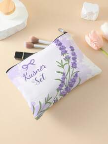 Nueva bolsa de cosméticos, bolsa de cosméticos con foto personalizada, se puede personalizar con tu diseño único, la bolsa de lona impermeable y ligera con cremallera también es perfecta para monedero, estuche de lápices, ideal para compras, citas, vacaciones, viajes, festivales, fiestas o como regalo vuelta al cole