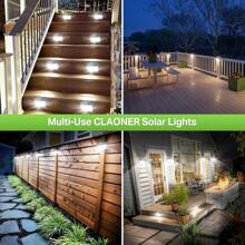 4pcs Solar Lights Outdoor 176LED Solar Motion Sensor Lights 3 Modes Motion Sensor 270° Wide Angle Solar Powered Lights Waterproof Solar Wall Light For Front Door, Yard, Garage, Garden - màu đen - Xem 3