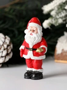 1pc Resin Snowman, Santa Claus, Sleigh Home Decor Ornament, Best Holiday Gift Birthday Christmas Decorations Room Decor Christmas - Multicolor - View 8
