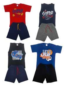 Conjunto de verão para MeninO SORTIDO