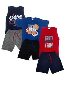 Conjunto de verão para MeninO SORTIDO