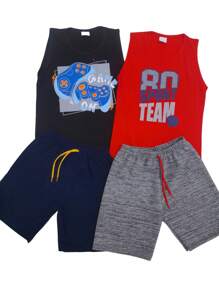 Conjunto de verão para MeninO SORTIDO