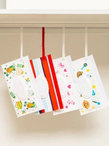 1 件便携式纸巾收纳袋，带翻盖和抽屉式包装的湿巾分配器，可重复使用的旅行湿巾袋，适合夏季海滩旅行，适用于家庭厨房卧室客厅餐厅、家居装饰配件、装饰盒、女性婚礼礼物、夏季旅行节日必备品