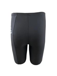 最新款男士户外运动速干泳裤，高弹性，高品质，夏威夷风情 - 黑色 - 查看 4