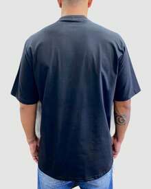 Kit 2 Men's Basic Oversized Streetwear Plain Cotton T-Shirt - 米色 - 查看 8