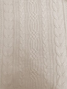 Vestido de punto con cuello en V para mujeres