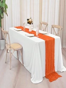 4-Seasons Vintage Country Style Sheer Fabric Tablecloth, Tablerunner, Bohemian Elegant Decor For Easter, Wedding, Baby Shower, Birthday Party, Rustic Dining Table Centerpiece - Multicolor - View 32