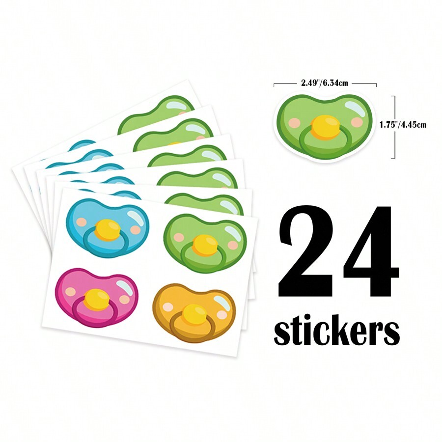 Pin The Pacifier On The Game Large Poster Games For Shower Party Birthday Party Supplies 24