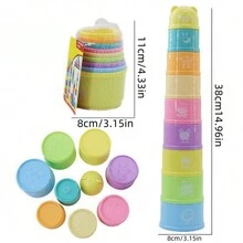 8 cái Đồ chơi xếp chồng cốc ăn nhẹ cho thỏ Hamster Màu sắc hỗn hợp Cốc lồng bằng nhựa Bộ đồ chơi nước nhận thức, Đồ chơi cốc ăn nhẹ cho thỏ Hamster, Đồ chơi giáo dục cho chim, Đồ chơi xếp hình cho thỏ ăn nhẹ Cốc đồ chơi cho thỏ, Đồ chơi thỏ cho thỏ trong nhà, Bát đựng thức ăn cho thỏ, Bát đựng thức ăn cho thỏ, Dụng cụ cho thỏ ăn trong lồng, Dụng cụ cho thỏ ăn, Cốc xếp chồng cho thỏ, Bát đựng nước cho thỏ, Bát đựng thức ăn cho thỏ, Dụng cụ cho thỏ ăn, Bộ bát đựng nước và thức ăn cho thỏ (Màu sắc ngẫu nhiên giữa các cốc) - Nhiều màu - Xem 4