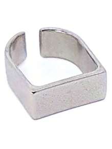 Bloc Men's Fashion Silver Ring Men's Ring 316L Elegant Stainless Steel Luxury Jewelry - Vàng - Xem 8