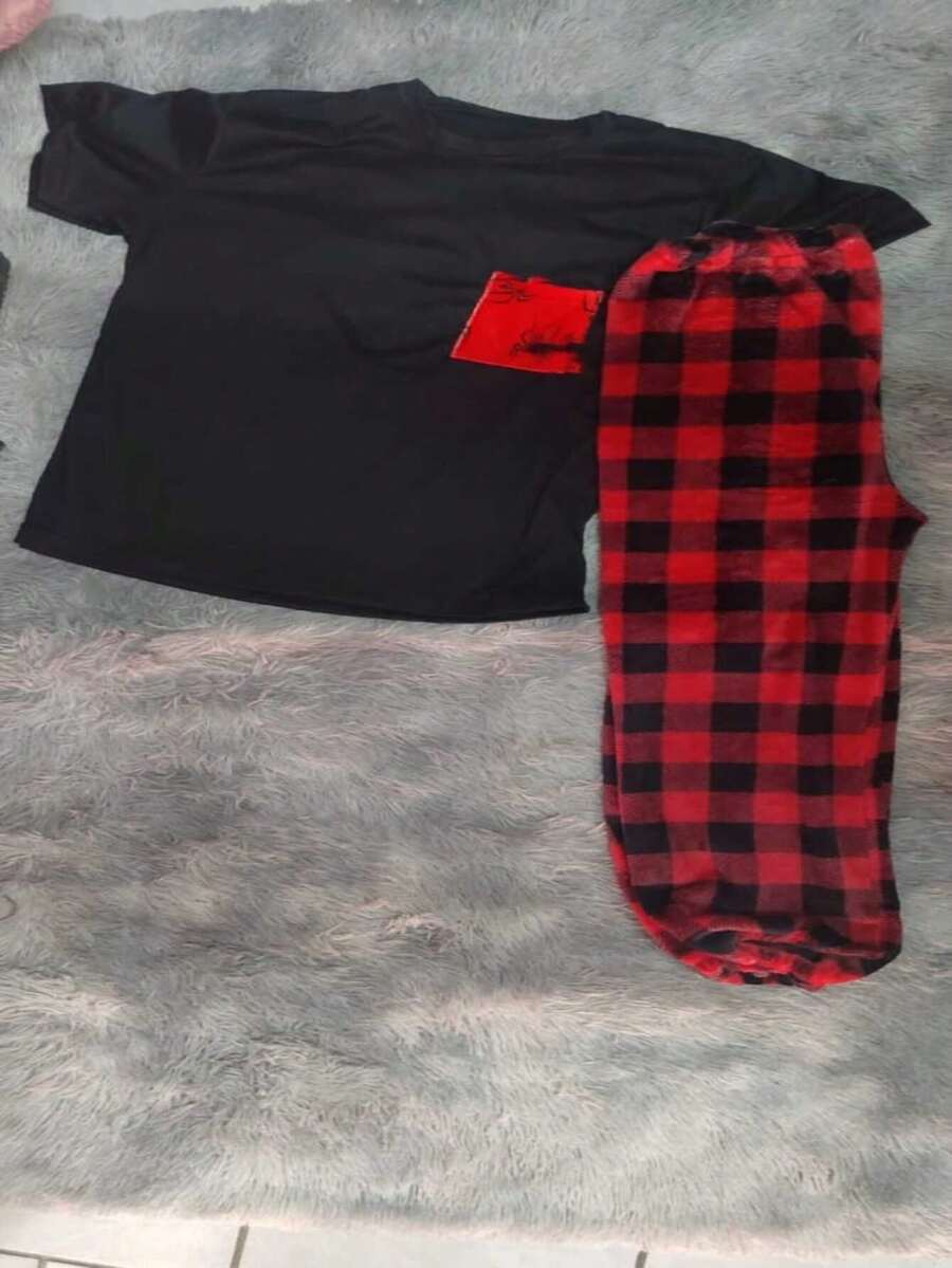 One-Size Men's Pajama Set With Different Prints (28 To 34) - Light Grey - View 1