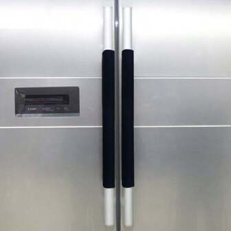 4 件套冰箱把手、微波炉把手、玻璃门把手盖、双门冰箱保护器套装