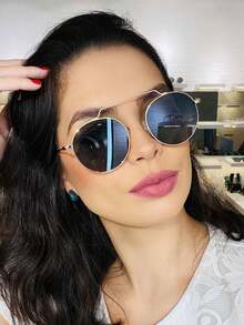 女性夏季紫外線防護時尚太陽眼鏡，適用於戶外，最適合作為朋友禮物 - 綠色 - 查看 3