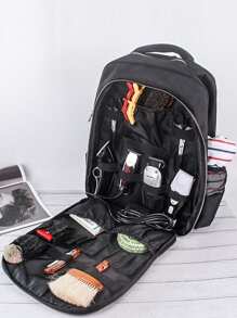 1 Pc Barber Backpack Hair Accessories Large Capacity Hairdressing Scissors Tools Bag Organizer For Salon Styling Makeup Tools,Back To School,Travel Holiday Essentials,Hair Accessories For Women - Multicolor - View 10