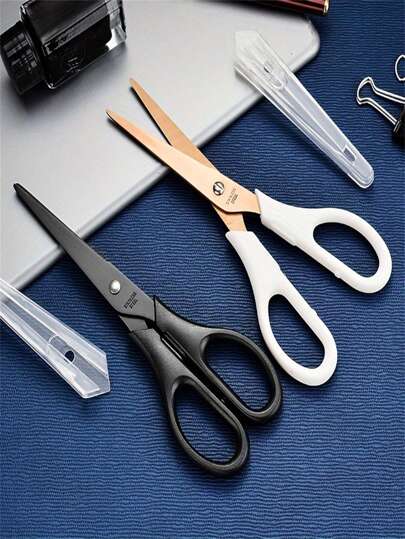 Stainless Steel Anti-Stick Anti-Rust Scissors - Perfect For Home Crafts, DIY Projects, School Supplies & Office Stationery, Tools For Men