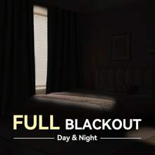 99% 遮光亚麻窗帘，卧室全遮光窗帘，客厅纹理窗帘，84 英寸索环，节能窗帘，黑色内衬，纯色遮光窗帘，房间变暗和减少光线的窗帘 - 彩色 - 查看 5