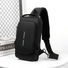 USB Anti-Theft Shoulder Backpack Crossbody Bag Fanny Pack