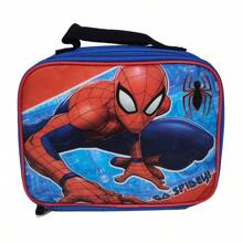Marvel Backpack 16" & Insulated Lunch Bag Detachable 2-Pcs  Boys Blue - Đỏ - Xem 3