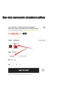 1pc Travel Pillow - Soft Neck Head Chin Support Pillow,Cute Animal,Comfortable In Any Sitting Position For Airplane,Car,Train,Machine Washable,Gift - Multicolor - View 2