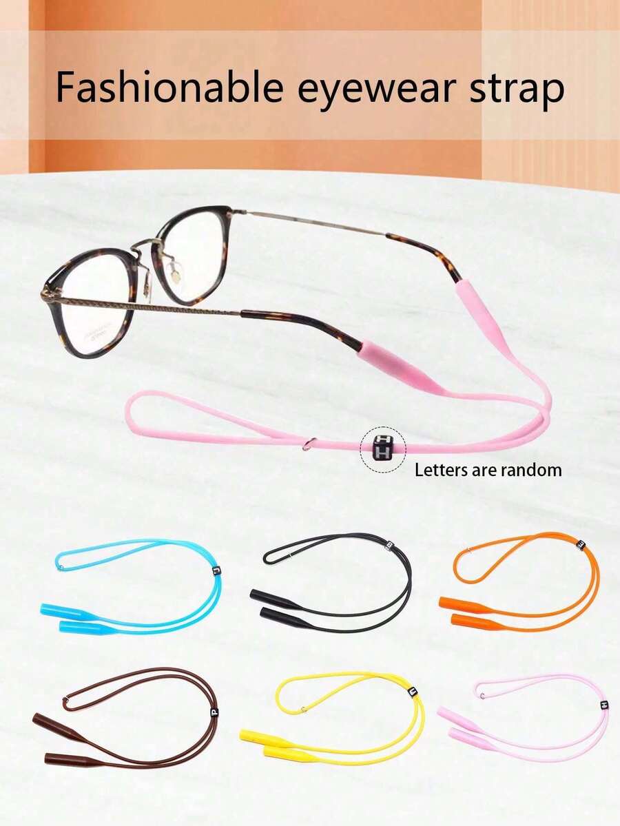 1pc Adjustable Eyewear Retainer Strap For Glasses, Sunglasses Glasses Accessories For Women - Three-hole Glasses Strap - View 1