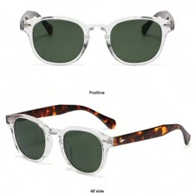 1pc Vintage Classic Rhombus Rivet Decor Ladies Fashion Glasses In Black Marble, Blue & Grey Colors, Suitable For Summer & Seasons, Outdoor Retro Small Frame Cat Eye Polycarbonate Travel Commuting Glasses Beach Accessories For Women Glasses Shades Basics Fall Winter Women Outfits Clothes Business Casual Gifts Spring Summer Bright Colors For Summer Beach Vacation,Outdoor,Travel - 彩色 - 查看 26