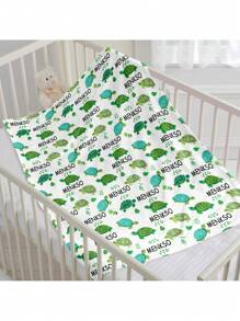 1pc Pet Turtle, Gift For Loved Ones, Friends, Kids, Customized Text, Flannel Printed Blanket - Soft & Comfortable For Bedroom, Sofa, Office, Outdoor Camping, Travel, Holiday Gifts Like Valentine's Day, Mother's Day, Birthday, Anniversary, Graduation, Wedding, Father's Day, Children's Day