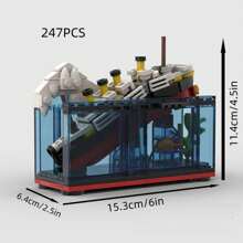 经典沉船 MOC 积木船套装，成人 DIY 组装轮船建筑玩具模型，适合作为生日、圣诞节礼物 - 型號 - 查看 14
