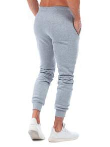 OPP´S JEANS Men's Sports Jogger Pants With Adjustment Drawstring - 淺灰色 - 查看 4