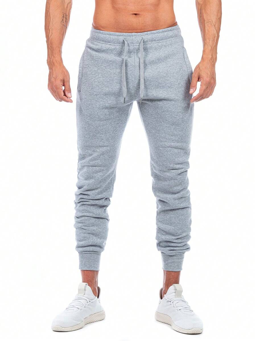 OPP´S JEANS Men's Sports Jogger Pants With Adjustment Drawstring - 淺灰色 - 查看 1