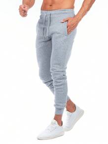 OPP´S JEANS Men's Sports Jogger Pants With Adjustment Drawstring - 淺灰色 - 查看 5