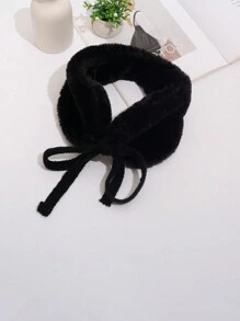 1/2pcs Solid Color Neck Gaiter & Ear Muffs 2-In-1 For Women, Suitable For Daily Wear - One-pack Multi-purpose Earmuffs - View 6