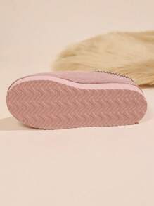 Dép lông siêu mềm cho nữ - Dép xỏ ngón ấm cúng có đế chống trượt an toàn - Hoàn hảo để thư giãn trong nhà vào những ngày lạnh - Màu Hồng baby - Xem 7