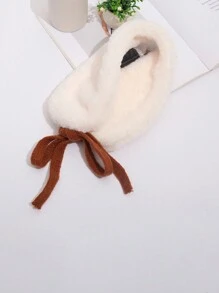 1/2pcs Solid Color Neck Gaiter & Ear Muffs 2-In-1 For Women, Suitable For Daily Wear - One-pack Multi-purpose Earmuffs - View 8