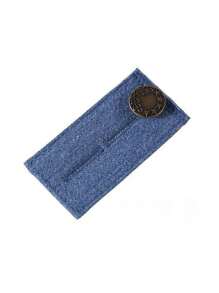 1/4pcs Multi-Color Denim Button Jeans Waistband Extender Elastic Waist Adjustable Belt, Suitable For Jeans, Buttons, Clothing Waist Adjustment Buckle