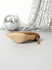 Zapatos de vestir elegantes de tacón alto y punta fina para mujer, ideales para el otoño