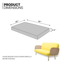 Funda para futón Queen Size de MoNiBloom, funda protectora para futón sin brazos elástica, funda para sofá sin brazos, protector de muebles, funda de futón lavable y duradera con cremallera para adultos, niños y mascotas