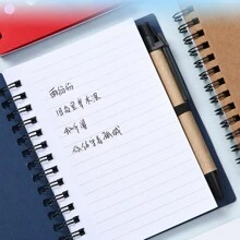 Bộ gồm 1 cuốn sổ và giấy ghi chú, thích hợp để ghi chú công việc, nhắn tin gia đình, đánh dấu bài học, đánh dấu trang, đồ dùng văn phòng phẩm và trường học, quà tặng văn phòng phẩm, quà tặng tựu trường. - Nhiều màu - Xem 5