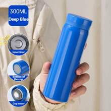 Botella de agua térmica portátil de doble vacío de acero inoxidable de 200ml 300ml/304, de vuelta a la escuela