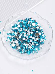 Đá giả kim cương giả bằng nhựa, hỗn hợp kích thước 2mm-6mm, 1440/2000 viên/gói, nhiều màu sắc, không cần keo nóng, mặt phẳng, có keo dính, dùng trang trí móng tay, đá giả kim cương lấp lánh, hạt nhựa dẻo, thích hợp cho trang trí móng tay, cốc, chai, ly, điện thoại, phụ kiện DIY mỹ phẩm, v.v. - Kích thước hỗn hợp - Xem 26