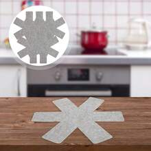 3pcs Felt Pot Holder Coaster Gray Anti-Slip Heat Insulation Protective Mat Three-Piece Set Of Non-Woven Fabric Wear-Resistant And Practical - Multicolor - View 5