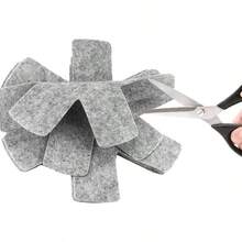 3pcs Felt Pot Holder Coaster Gray Anti-Slip Heat Insulation Protective Mat Three-Piece Set Of Non-Woven Fabric Wear-Resistant And Practical - Multicolor - View 4