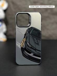 1pc Fashionable Automotive Printed Shockproof Phone Case Compatible With IPhone11, 12, 13, 14, 11Promax, 12Promax, 13Promax, 14Promax, XR, 15, 15Pro, 15Promax And Samsung Series Galaxy A05, A15, A25, A35, A53, A54, A55, S23, S24