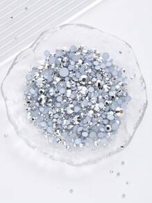 Đá giả kim cương giả bằng nhựa, hỗn hợp kích thước 2mm-6mm, 1440/2000 viên/gói, nhiều màu sắc, không cần keo nóng, mặt phẳng, có keo dính, dùng trang trí móng tay, đá giả kim cương lấp lánh, hạt nhựa dẻo, thích hợp cho trang trí móng tay, cốc, chai, ly, điện thoại, phụ kiện DIY mỹ phẩm, v.v. - Kích thước hỗn hợp - Xem 43